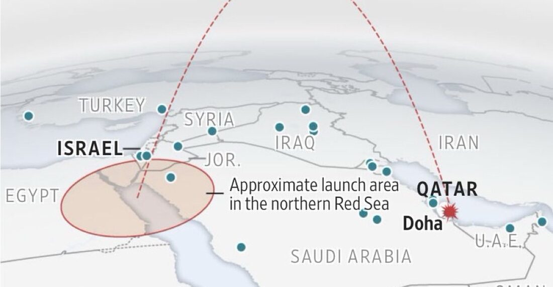 Israel's Airstrike on Hamas in Qatar Launched from Red Sea 14 img 5504