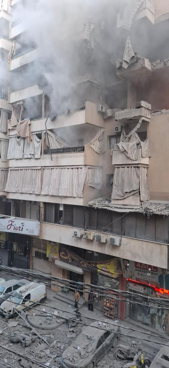 Israel Strikes Hezbollah Stronghold in Beirut; Target Believed to be Senior Commander 15 img 8987