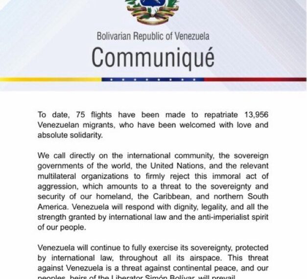 Venezuela Slams Trump Airspace Order as ‘Colonialist Threat’ 14 img 9468 1