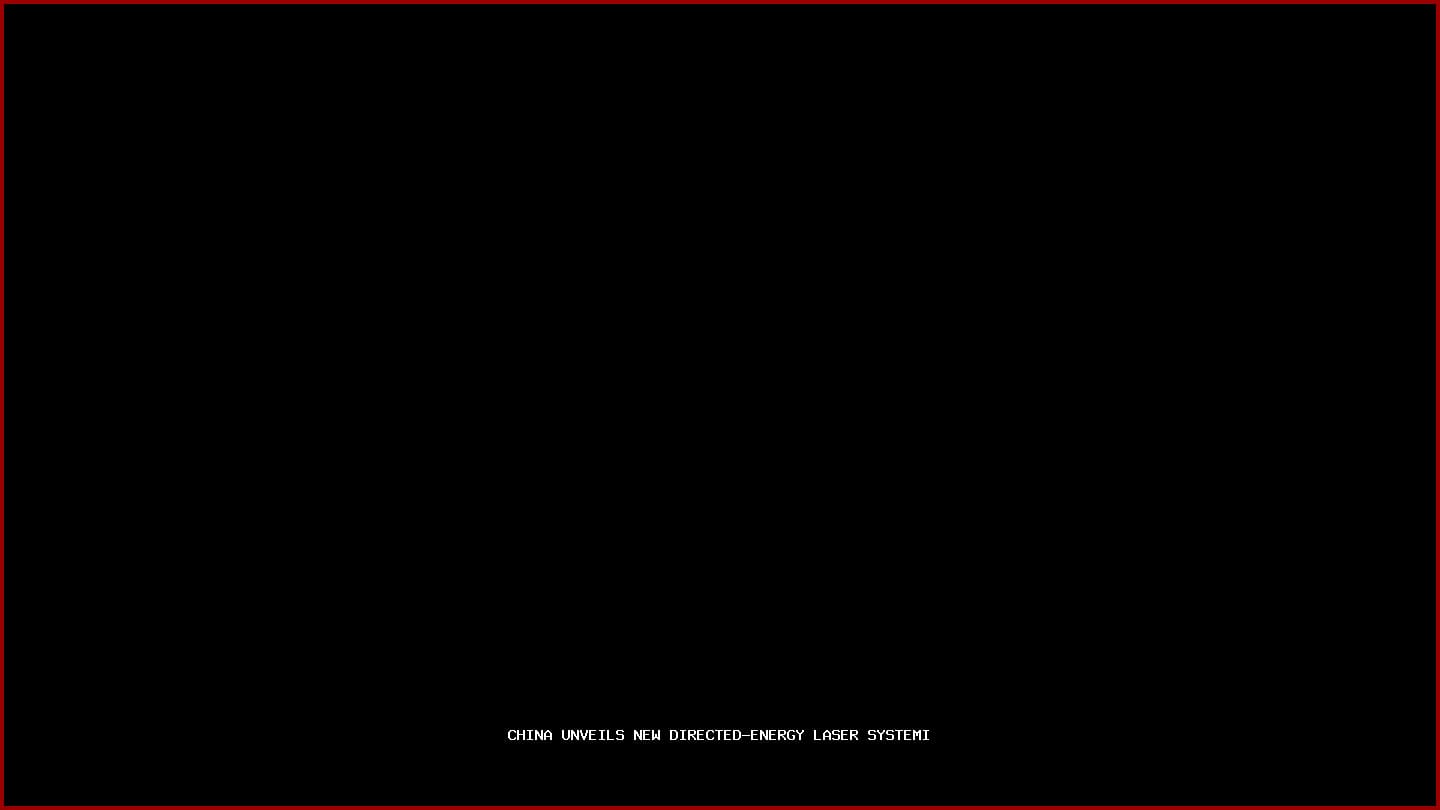 China Unveils New Directed-Energy Laser Systemi