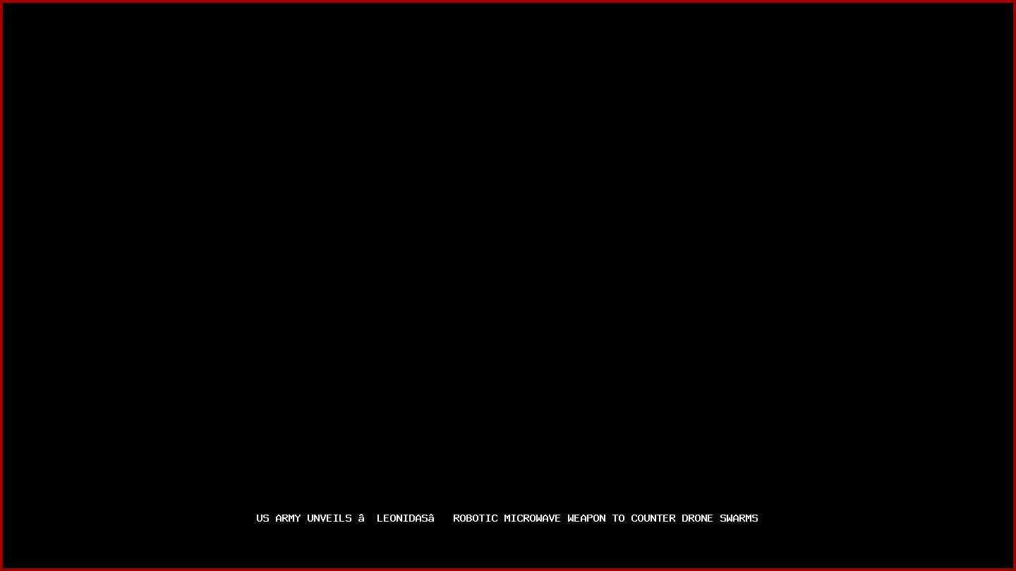 US Army Unveils “Leonidas” Robotic Microwave Weapon to Counter Drone Swarms
