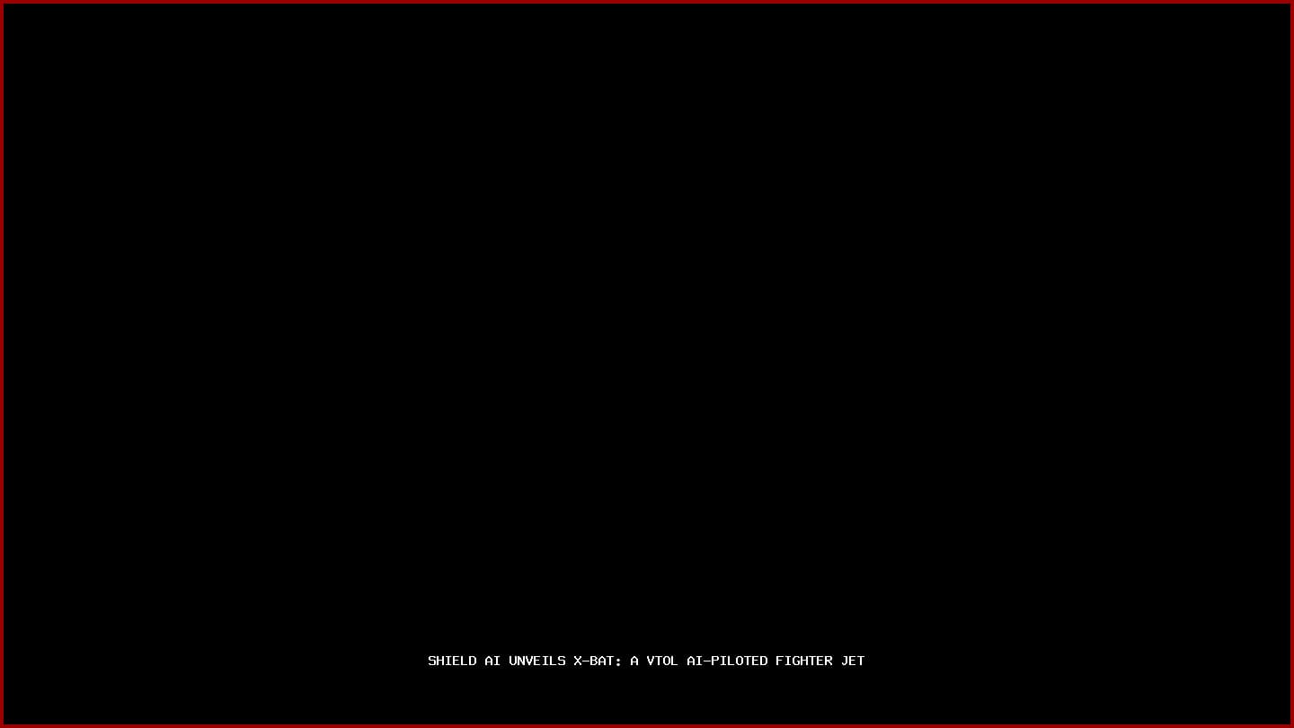 Shield AI Unveils X-BAT: A VTOL AI-Piloted Fighter Jet