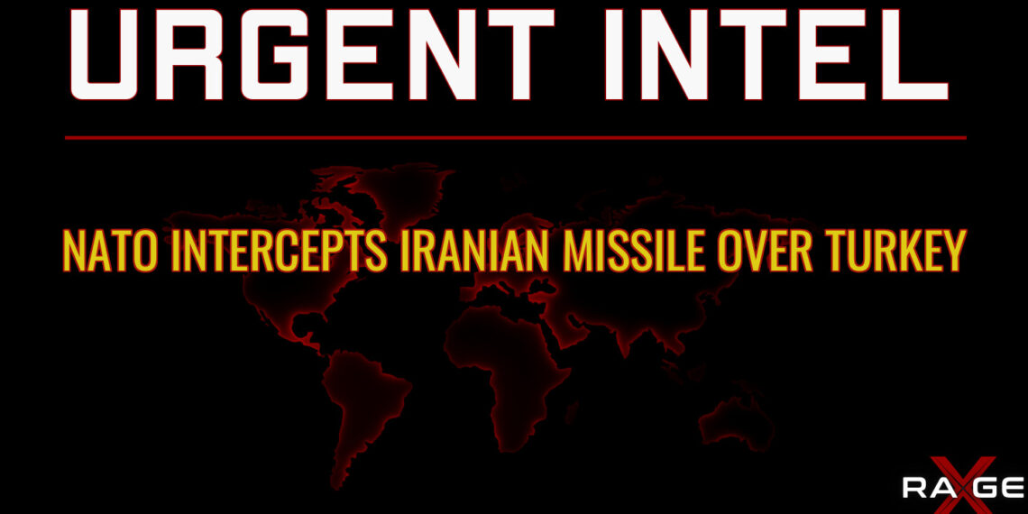 NATO Intercepts Iranian Missile Over Turkey