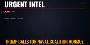 Trump Calls For Naval Coalition Hormuz