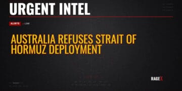 Australia Refuses Strait Of Hormuz Deployment