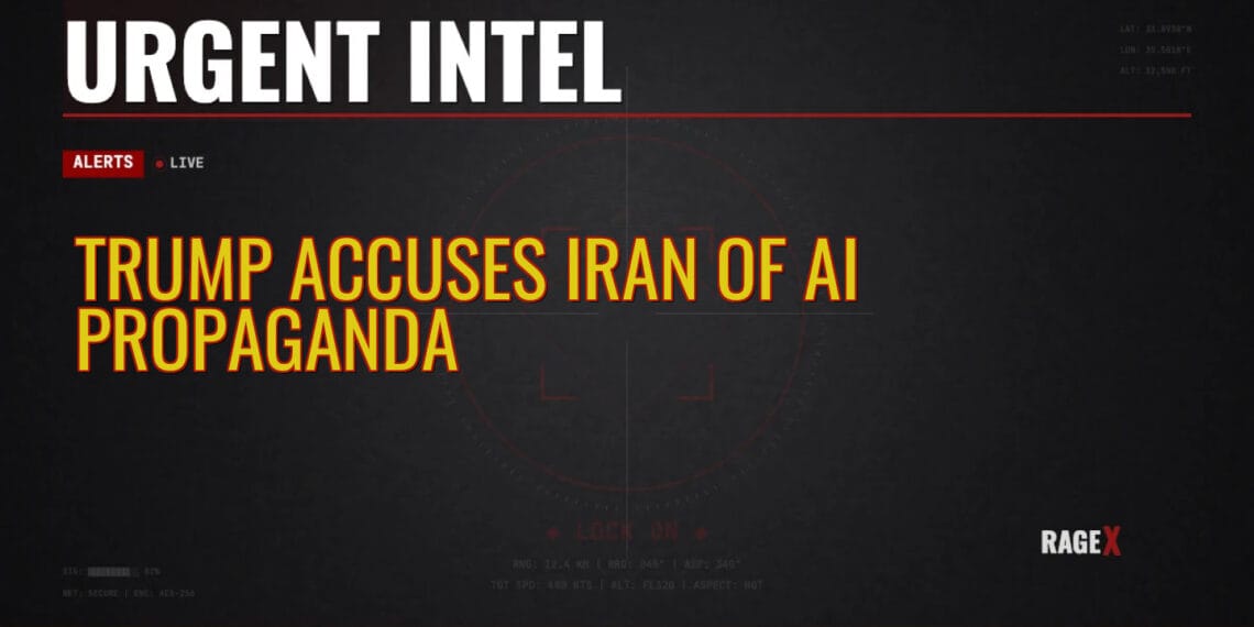Trump Accuses Iran of AI Propaganda