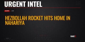 Hezbollah Rocket Hits Home in Nahariya
