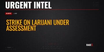 Strike on Larijani Under Assessment