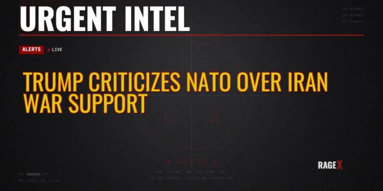 Trump Criticizes NATO Over Iran War Support