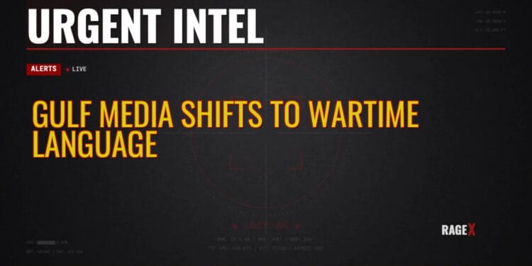 Gulf Media Shifts to Wartime Language