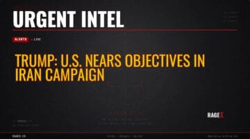 Trump: U.S. Nears Objectives in Iran Campaign