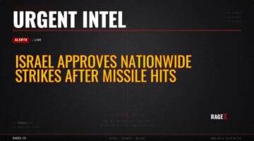 Israel Approves Nationwide Strikes After Missile Hits