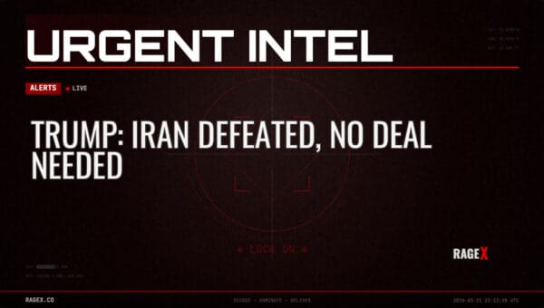 Trump: Iran Defeated, No Deal Needed