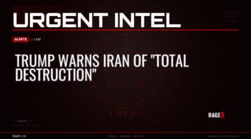 Trump Warns Iran of “Total Destruction”