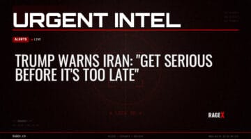 Trump Warns Iran: “Get Serious Before It’s Too Late”