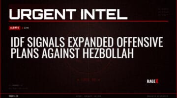IDF Signals Expanded Offensive Plans Against Hezbollah