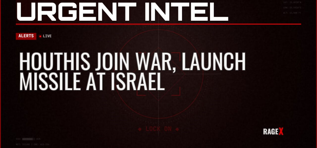 Houthis Join War, Launch Missile at Israel