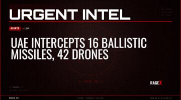 UAE Intercepts 16 Ballistic Missiles, 42 Drones