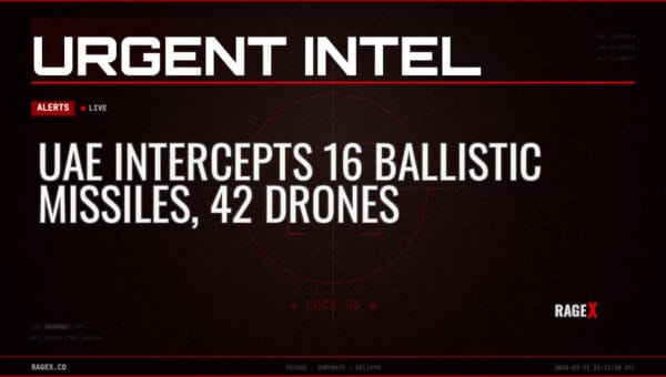UAE Intercepts 16 Ballistic Missiles, 42 Drones