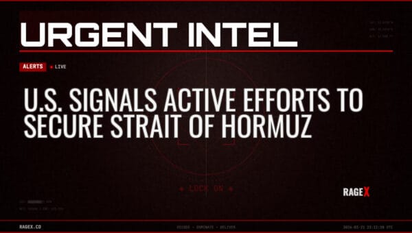 U.S. Signals Active Efforts to Secure Strait of Hormuz