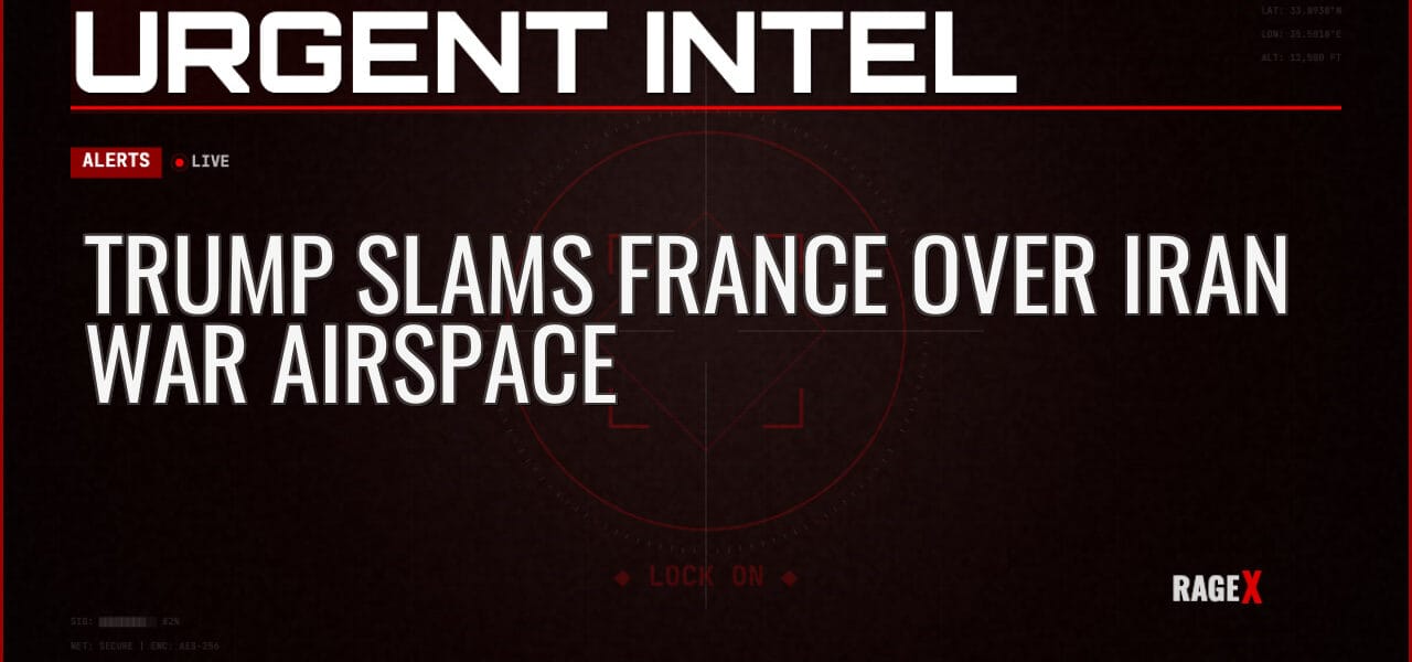 Trump Slams France Over Iran War Airspace