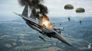 one good shot - Iran shot down and F-15e