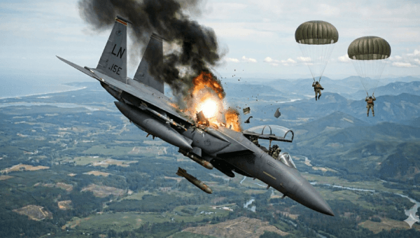 one good shot - Iran shot down and F-15e