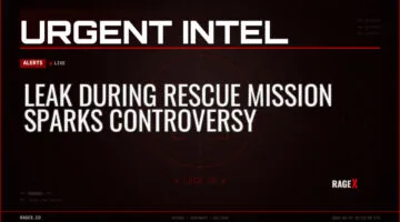 Leak During Rescue Mission Sparks Controversy — Alerts — RAGE X Intelligence
