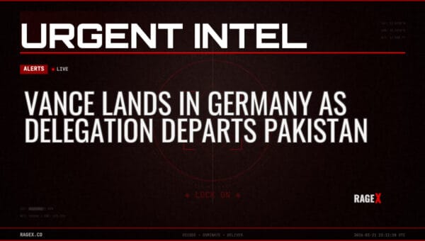 Vance Lands in Germany as Delegation Departs Pakistan — Alerts — RAGE X Intelligence