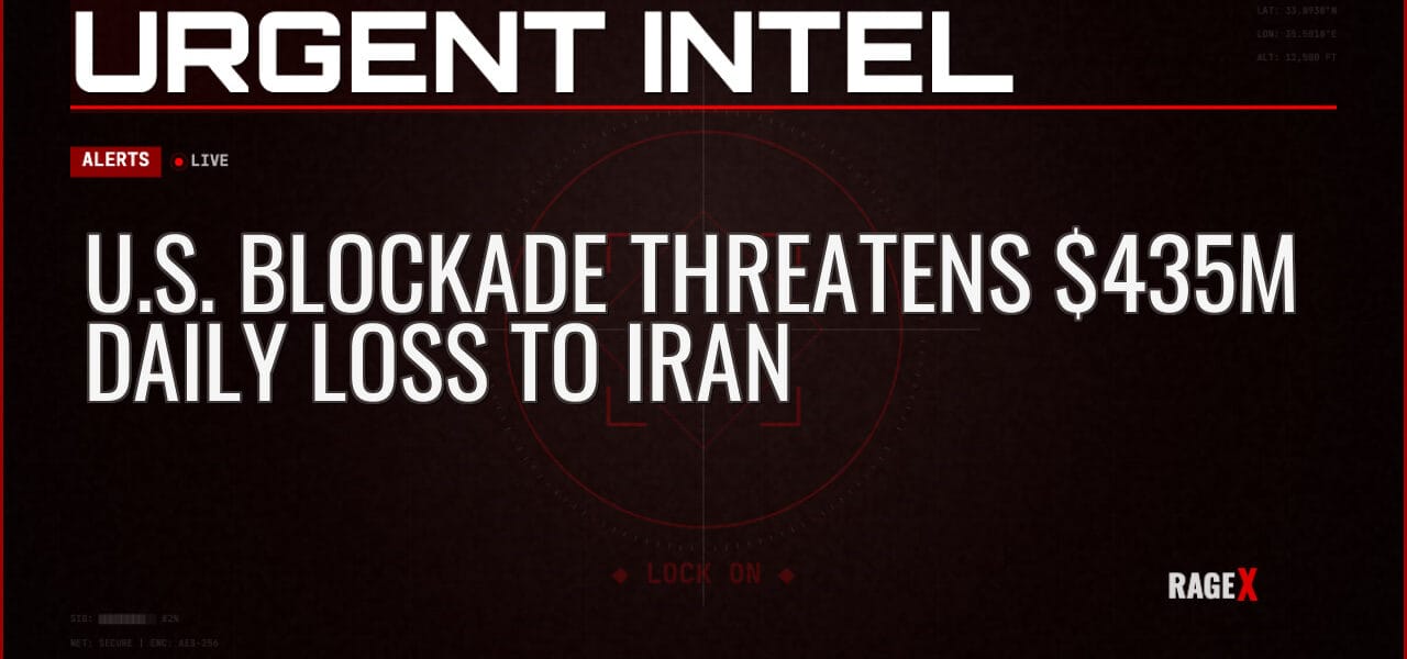 U.S. Blockade Threatens $435M Daily Loss to Iran