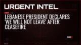 Lebanese President Declares ‘We Will Not Leave’ After Ceasefire — Alerts — RAGE X Intelligence