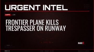 Frontier Plane Kills Trespasser on Runway — Alerts — RAGE X Intelligence